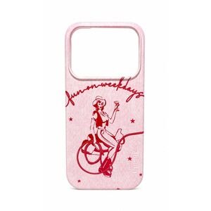 Casely iPhone 17 Pro MagSafe Case Pink Cowgirl Western Pinup Lasso Fun On Wkends